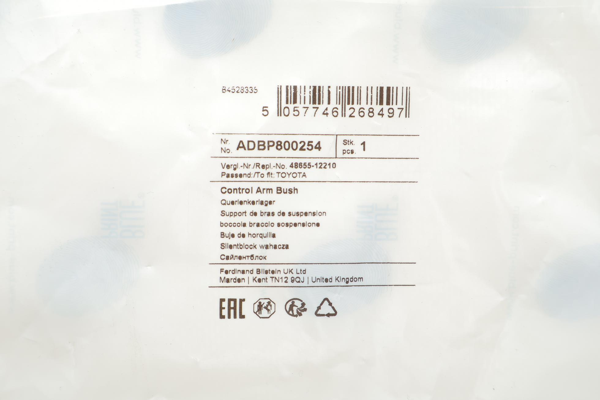 ADBP800254 BLUE PRINT